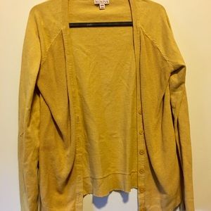 Mustard Yellow Cardigan